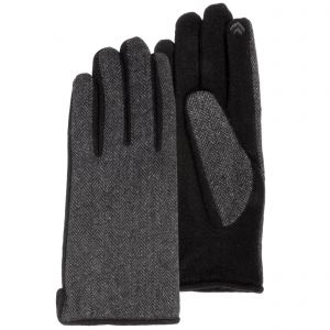 Isotoner Gants tactiles en laine, doublés imitation micro- imitation fourrure