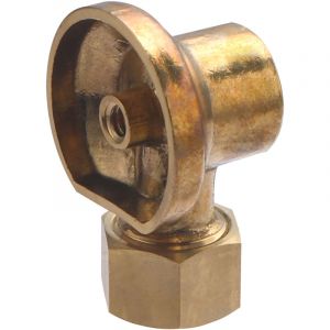 Noyon & Thiebault Raccord joint mixte (a Visser) pour Tube Cuivre Coude Applique Murale Ø12 - Femelle 15x21 (1/2)