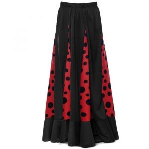 Image de Jupe Flamenco avec Quilles Noires