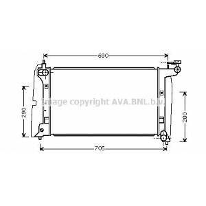 Ava Quality Cooling Radiateur (247TOA2289)