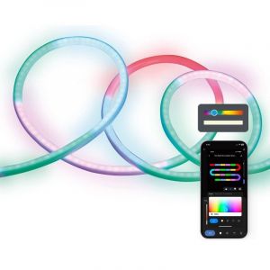 KSIX SmartLED Bande Néon Flexible Extérieure RGBIC 5m