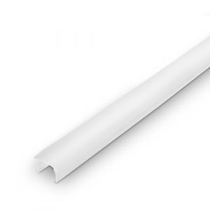 BRILONER - Pimp your Panel Diffuseur, aspect blanc, profilé en plastique, accessoires panneaux acoustiques, largeur de fente 12-13 mm, à clipser, à raccourcir, 1,3 m, blanc
