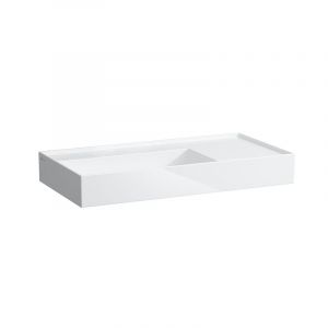 Laufenn Kartell Vasque à poser avec tablette, H8183380001121,