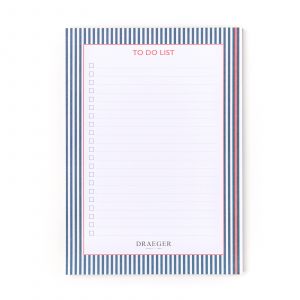 Draeger Bloc-notes A5 To do List Home Office - Rayé