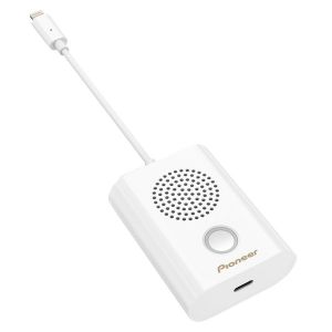 Pioneer Rayz Rally Blanc - Haut-parleur de conférence sur port Lightning