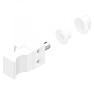 La Croisée DS Verrou de condamnation pour coulissant 14,5 mm blanc - DS6220-036