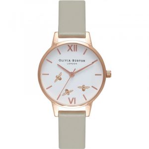 Image de Olivia burton Montre Femme Busy Bees Rose Gold & Grey OB16CH03