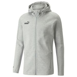 Puma Veste Teamfinal Casuals Avec Capuche - Gris/noir, pointure Small - Gris - Taille Small