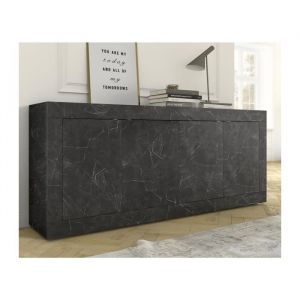 Image de Calicosy Homemania Armoire multifonctionnelle Basic - Blanc, Bois - 210 x 43 x 86 cm