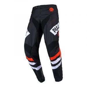PULL-IN Pantalon cross enfant Trash Kid noir/orange- US-26