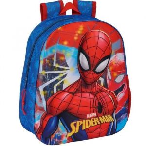 Sac à dos - SPIDERMAN - 3D - 33 CM - Haut de Gamme - Maternelle - Mixte