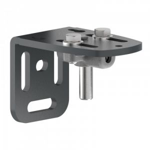 Gond Portail Battant - R&eacute;glable - Largeur 70 Mm - Gris - Platimium Tirard