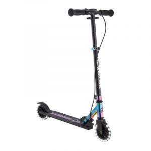 Globber Trottinette 2 roues FLOW ELEMENT JUNIOR LIGHTS - N&eacute;ochrome