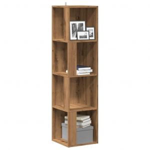 VidaXL Armoire D'angle Chêne Artisanal 33x33x132 Cm Bois D'ingénierie