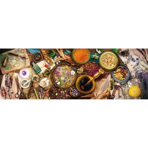 Clementoni Collection Panorama Herbalist Desk-1000 Pièces-Puzzle, Divertissement pour Adultes-Fabriqué en Italie, 39748