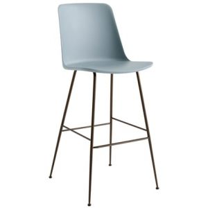 Tabouret de bar Rely HW91 & HW96 - light blue - bronzé - Hauteur 110 cm