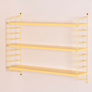 SKL Étagère Murale Modulaire Emine Jaune vanille