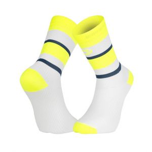 Chaussettes bv sport light haute ibiza blanc jaune