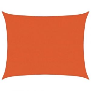 VidaXL Voile d'ombrage 160 g/m² rectangulaire orange 6x8 m pehd