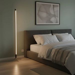 Lampadaire vigga led noir