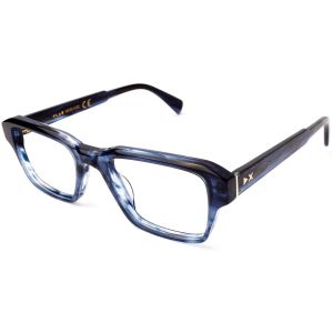 Xlab Unisex Ios Montures optiques Ac&eacute;tate Bleu Carr&eacute; Anti-lumi&egrave;re bleue