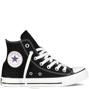 Image de Converse Chaussures casual unisexes Chuck Taylor All Star Hautes Toile Noir - Taille 37,5