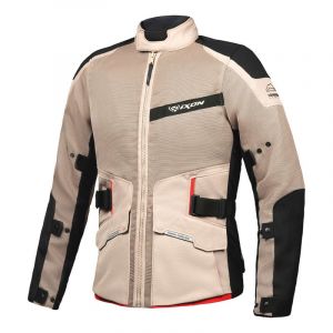 Ixon Veste textile M-Njord sable/noir/rouge- XL