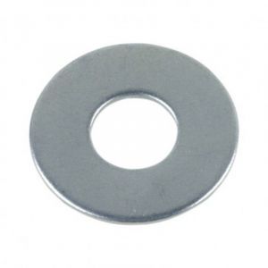 Rondelle plate carrossier Zingu&eacute; 12X40X2 mm