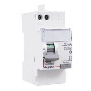 Legrand INTER DIFFERENCIEL DX3-ID Type hpi, Tension mono-230v, Calibre 40a, Différentiel 30ma, Départ Courant haut