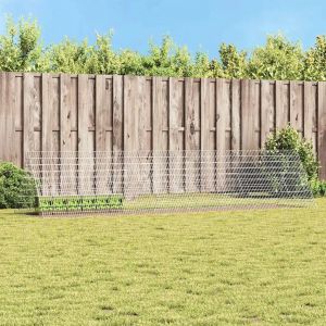 VidaXL Cage Pour Lapins Argent 215 X 100 X 85 Cm Acier Galvanisé