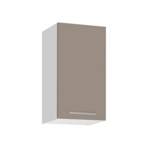 Meuble haut de cuisine "Salma" - Taupe/Blanc - L 40 x H 72 cm