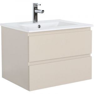 Meuble simple vasque 60cm SORRENTO + vasque