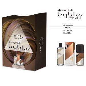 Byblos &Eacute;l&eacute;ments Metal : Edt120Ml + Deo 150Ml