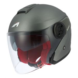 Image de Astone Casque jet DJ10 - 2 Monocolor titanium mat - L