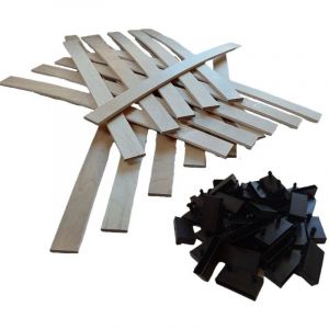 Ebac 30 lattes + embouts - 580x53x8 mm - spécial bz / clic clac