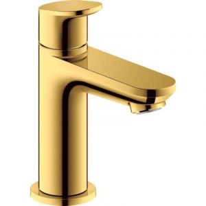 Duravit Robinet lave-mains eau froide Wave doré poli