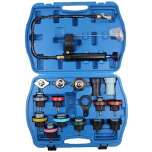 Sicoba Testeur de Pression Radiateur Syst&egrave;me de Refroidissement Voiture 18pcs