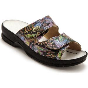 Mules à scratch extra larges femme Pédiconfort