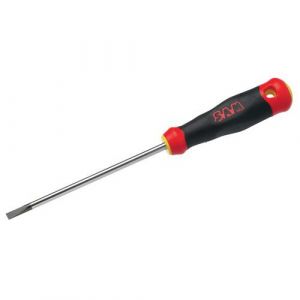 Sam Outillage Tournevis fente &eacute;lectricien de 4 mm x 150 mm.