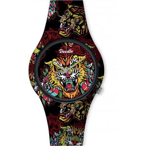 Doodle Montre STREET FIGHTER MOOD DO42003 - Montre LION 42mm Homme,Femme