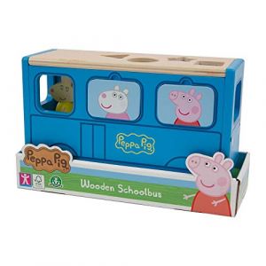 Giochi Preziosi Autobus Scolaire En Bois Peppa Pig
