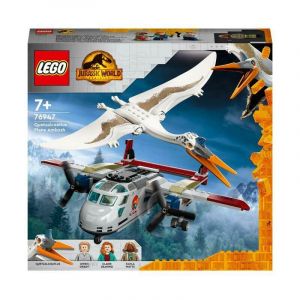 Lego 76947 Jurassic World L’Embuscade en Avion du Quetzalcoatlus, Jouet d'Avion avec Dinosaures, Pour Enfants de 7 Ans et Plus