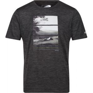 Regatta Fingal VII SS Shirt Men, gris S T-shirts techniques