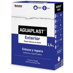 Beissier Aguaplast M28043 Mastic réparateur pour extérieur en poudre 1,5 kg