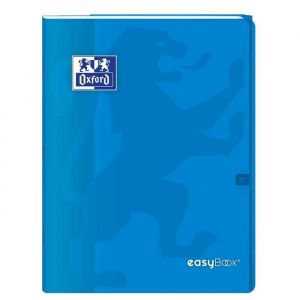 Oxford Cahier Easybook agrafé - 17 x 22 cm - 96p seyès - 90g - Bleu