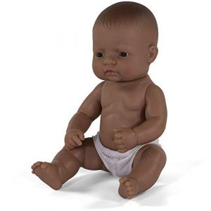 Miniland Baby 32 cm Hispaniques Boy poupée sans sous-vêtements - 31037