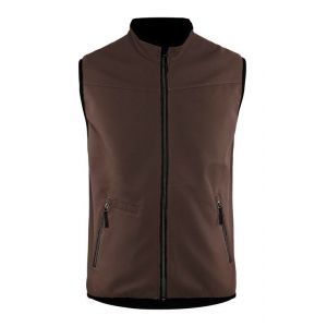 Blaklader Gilet softshell sans manches Vert Olive / Noir L