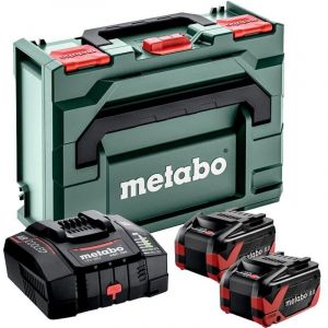 Metabo Basic-Set 2 x LiHDX 8.0 Ah +mB