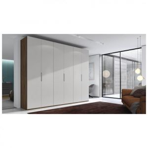 Armoire 6 portes Laquées Sare 238,4 x 220 cm structure Legend façade Gris Laquée