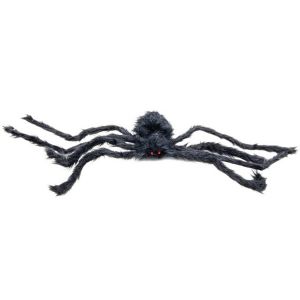 Ruedelafete Araignée géante velue noire 90cm